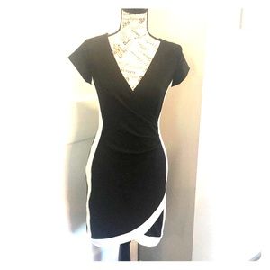 Black and white dress